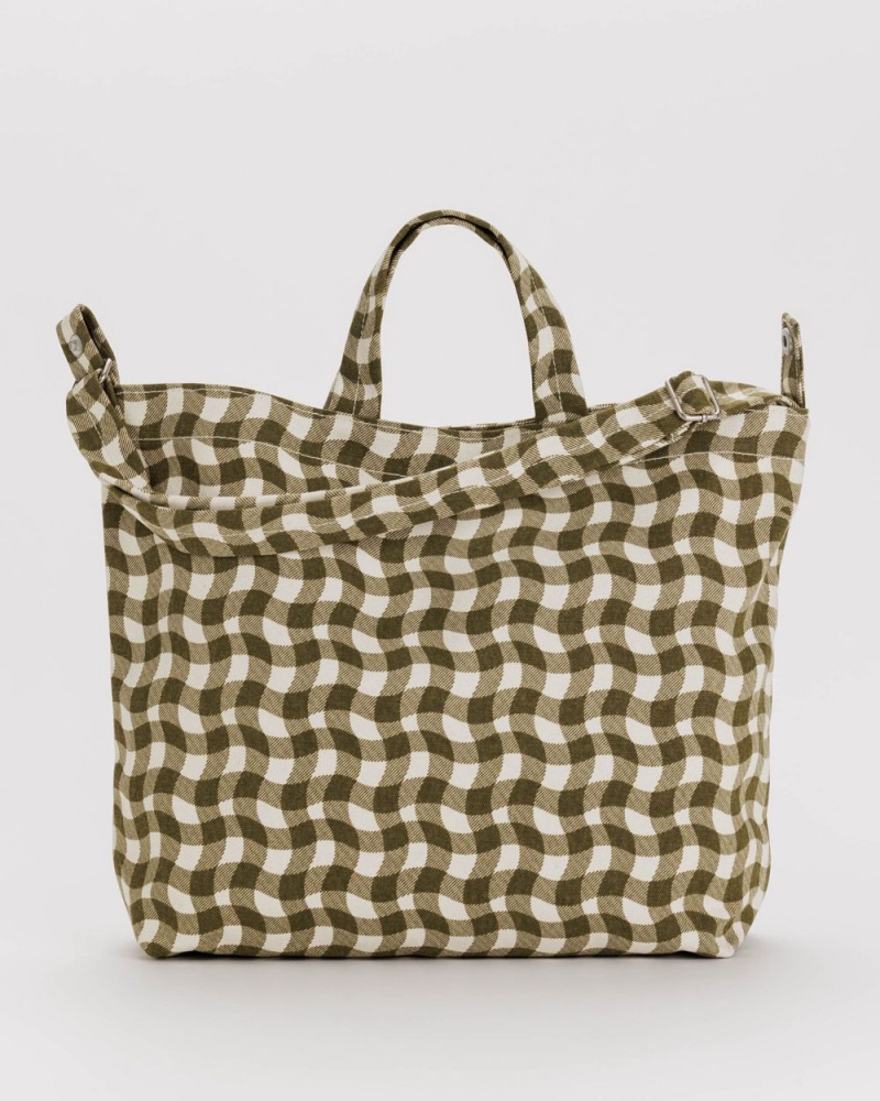 Baggu Horizontal Duck Tote Bags Brown | 3618-UIVLC