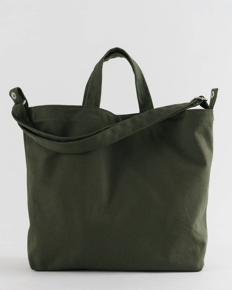 Baggu Horizontal Duck Tote Bags Green | 3971-FEVTA