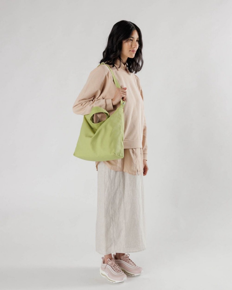 Baggu Horizontal Duck Tote Bags Green | 5964-BECMA