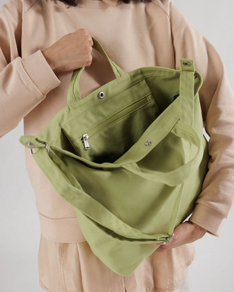 Baggu Horizontal Duck Tote Bags Green | 5964-BECMA