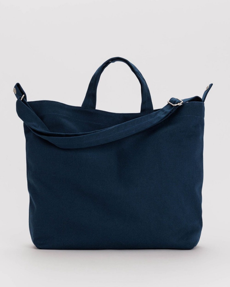 Baggu Horizontal Duck Tote Bags Navy | 4193-ZXPKV