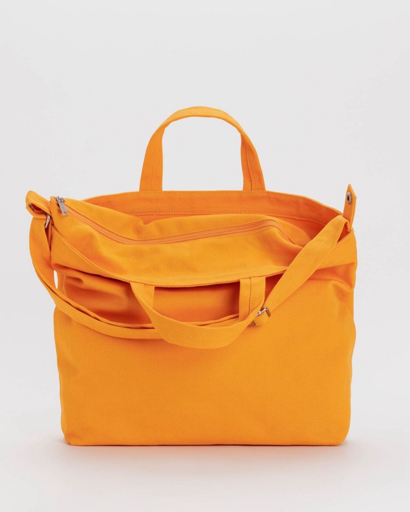 Baggu Horizontal Zip Duck Tote Bags Orange | 8536-HUWAS