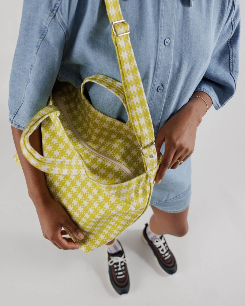 Baggu Horizontal Zip Duck Tote Bags Yellow | 8792-IZLAR