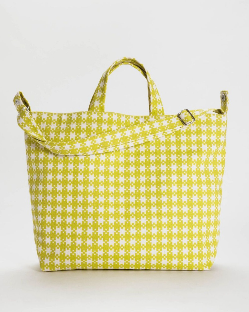 Baggu Horizontal Zip Duck Tote Bags Yellow | 8792-IZLAR