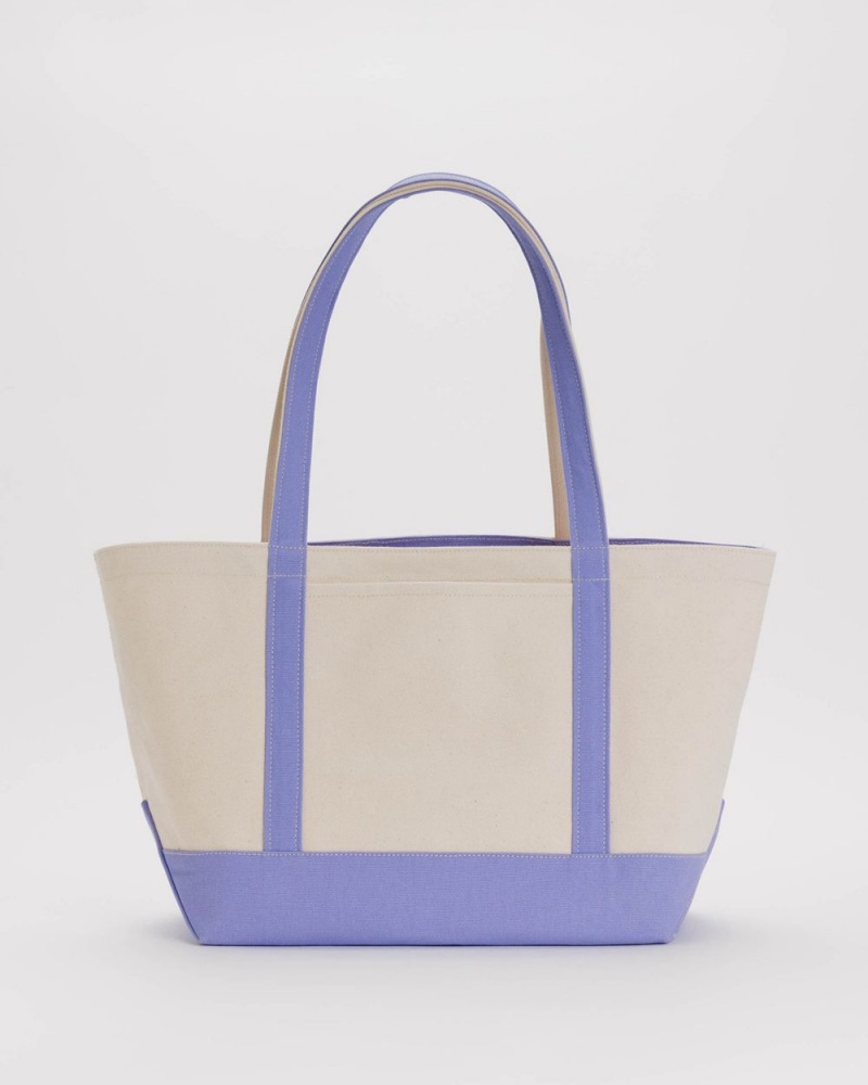 Baggu Medium Heavyweight Canvas Tote Bags Blue | 4105-BJXIU