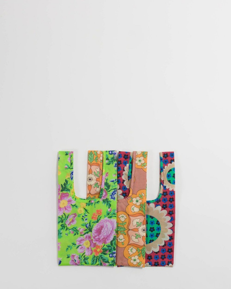 Baggu Mini Set of 3 Reusable Bags Multicolor | 4102-GZQPC