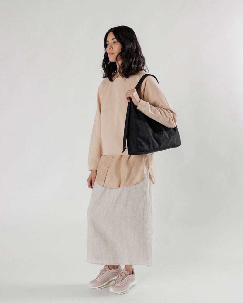 Baggu Nylon Shoulder Bags Black | 0456-DNIAU