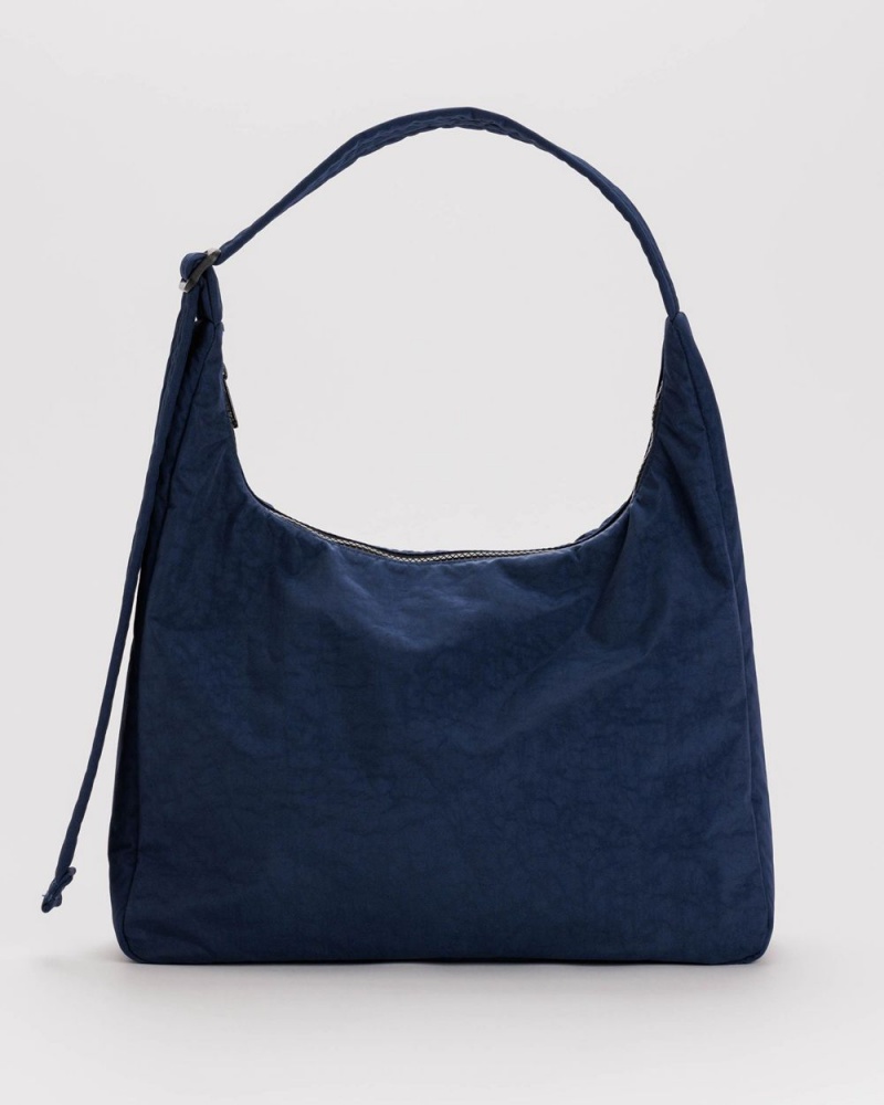 Baggu Nylon Shoulder Bags Navy | 9830-PXOCU