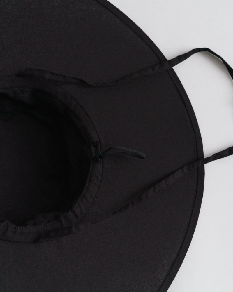 Baggu Packable Sun Hats Black | 7286-HILKY