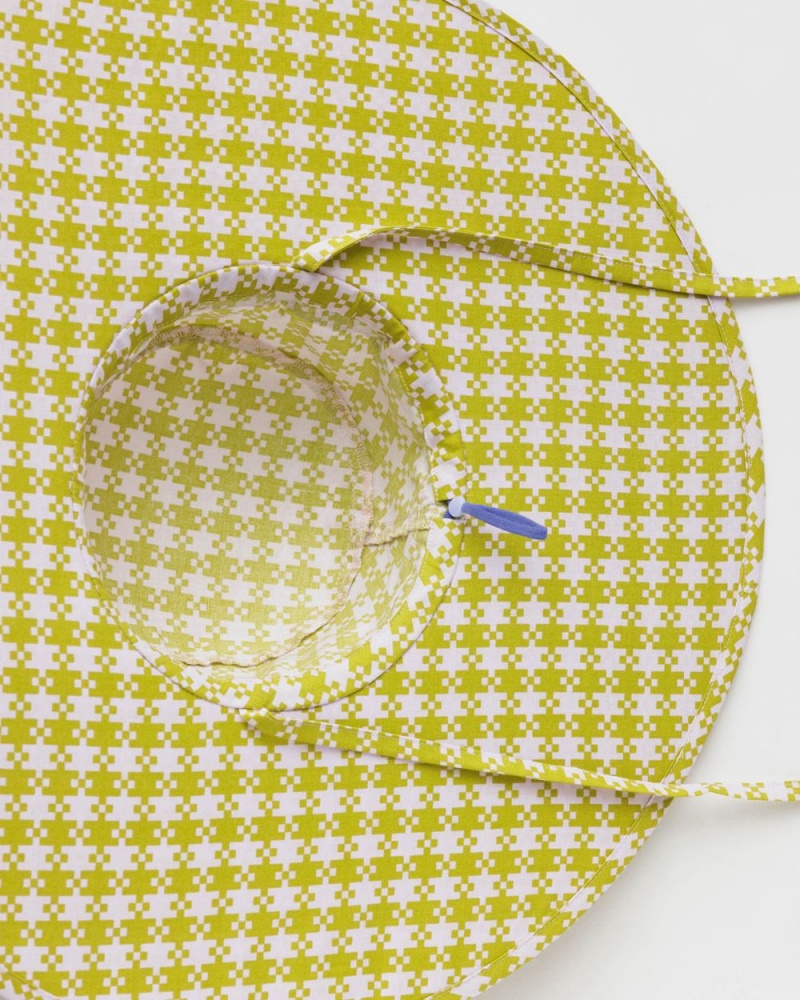 Baggu Packable Sun Hats Yellow | 3290-KEGFU