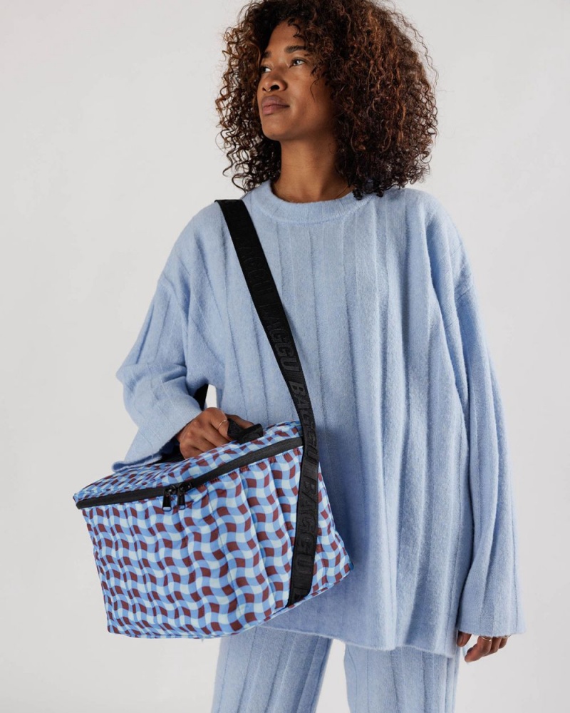 Baggu Puffy Cooler Bags Blue | 4036-QWLRN