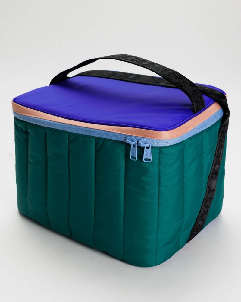 Baggu Puffy Cooler Bags Green | 4815-DENHW