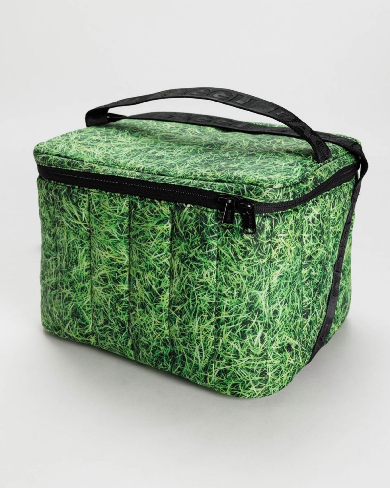 Baggu Puffy Cooler Bags Green | 7895-IVONL