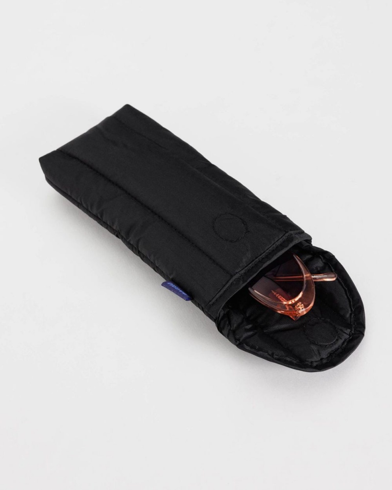 Baggu Puffy Glasses Sleeve Cases Black | 7891-ZOURB