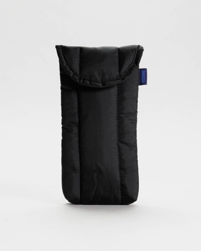 Baggu Puffy Glasses Sleeve Cases Black | 7891-ZOURB