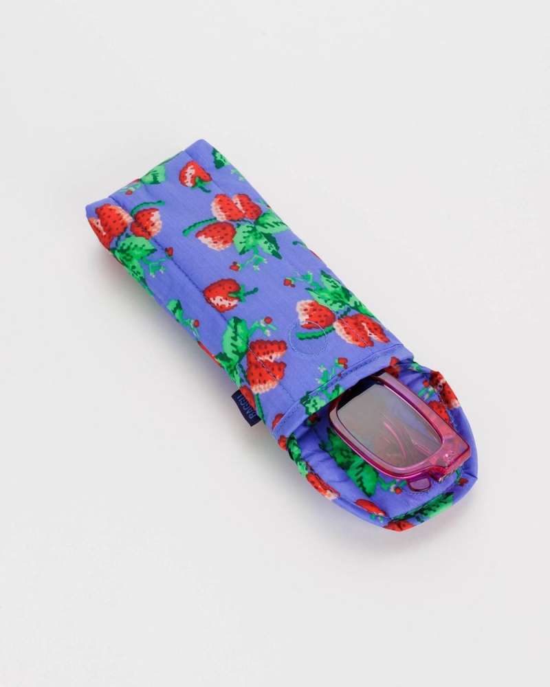 Baggu Puffy Glasses Sleeve Cases Blue | 0632-QNBFZ