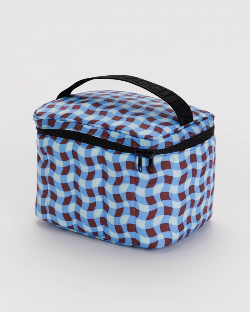 Baggu Puffy Lunch Bags Blue | 4026-XHIFV