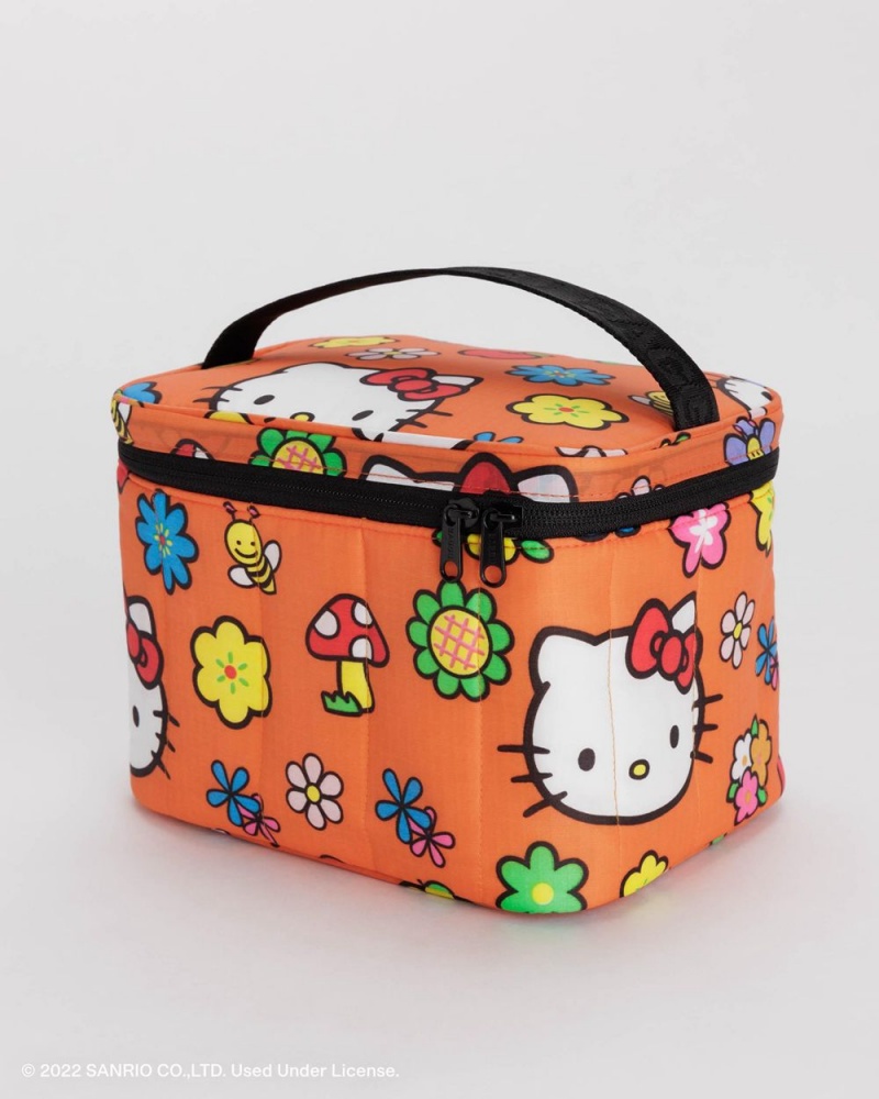 Baggu Puffy Lunch Bags Orange | 0374-LASRN