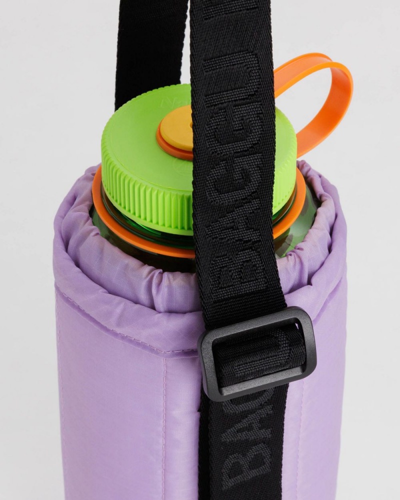 Baggu Puffy Water Bottle Sling Outdoor Bags Purple | 6579-ISWUA