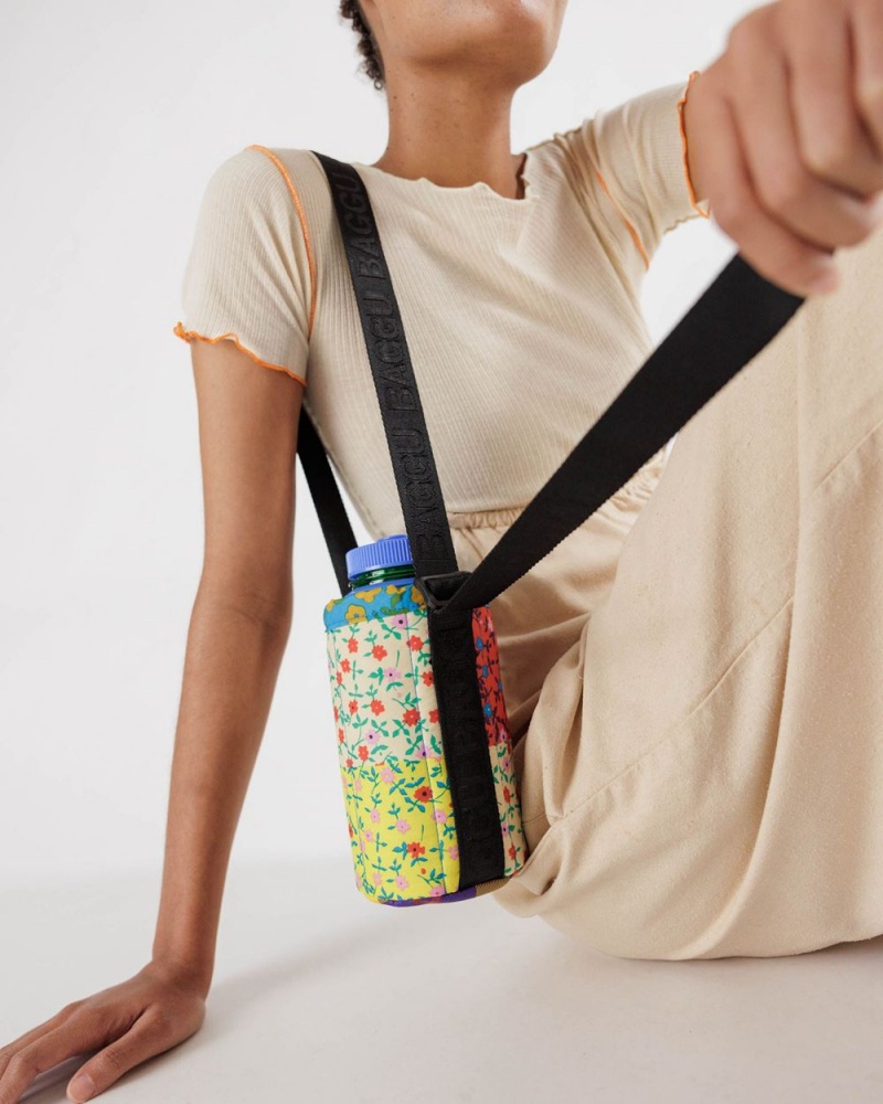 Baggu Puffy Water Bottle Sling Outdoor Bags Multicolor | 5018-IPLEK