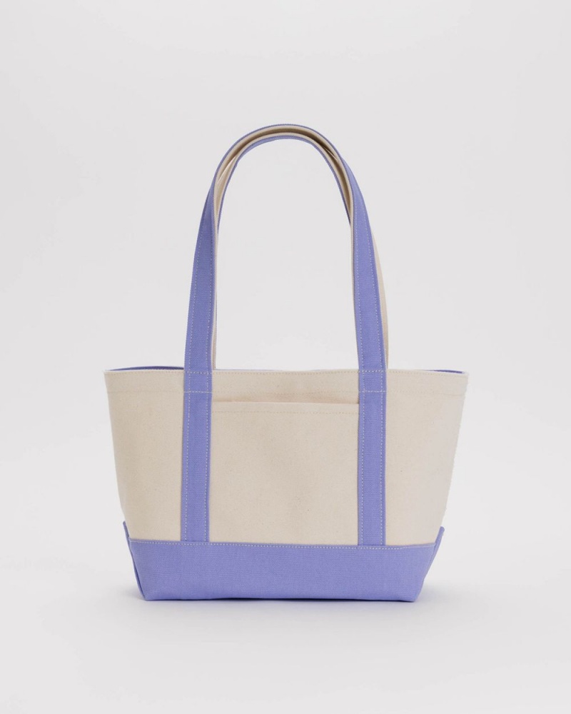 Baggu Small Heavyweight Canvas Tote Bags Blue | 5763-FNELU