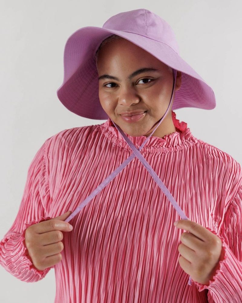 Baggu Soft Sun Hats Purple | 3217-MJEWK