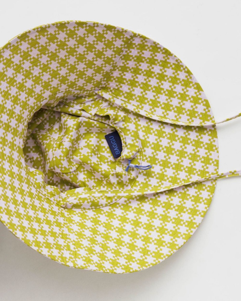 Baggu Soft Sun Hats Yellow | 6054-QMGIK