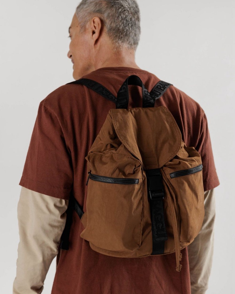 Baggu Sport Backpack Brown | 5890-UJBRY