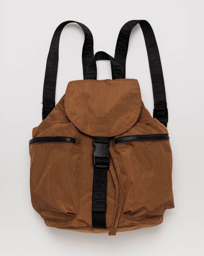 Baggu Sport Backpack Brown | 5890-UJBRY