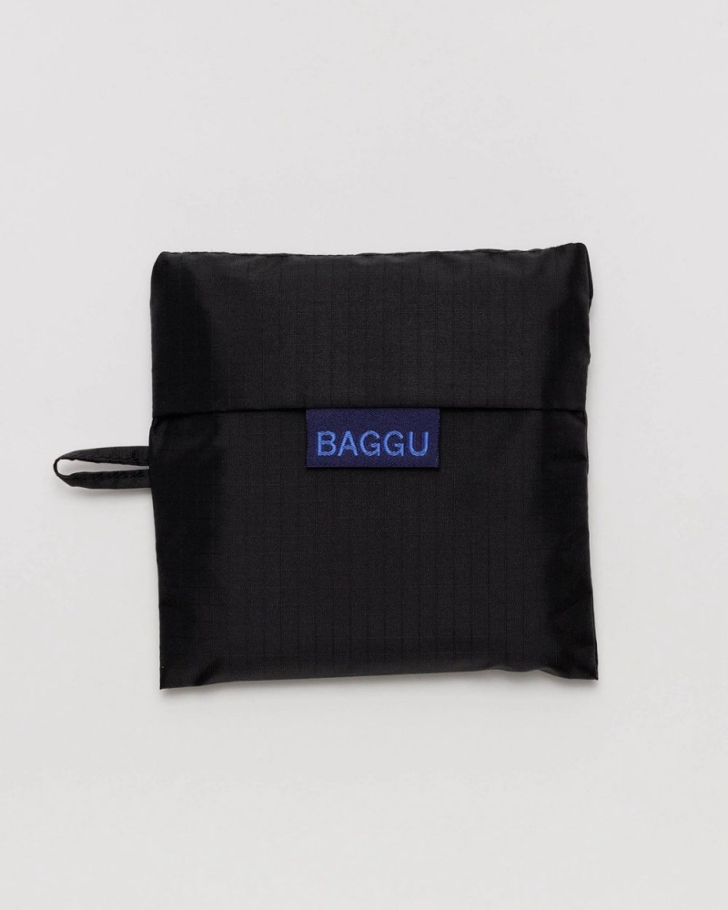 Baggu Standard Reusable Bags Black | 6427-NPWZF