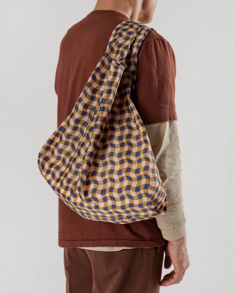 Baggu Standard Reusable Bags Brown | 3648-TBUKL