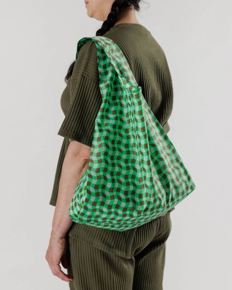 Baggu Standard Reusable Bags Green | 9451-HBCEJ