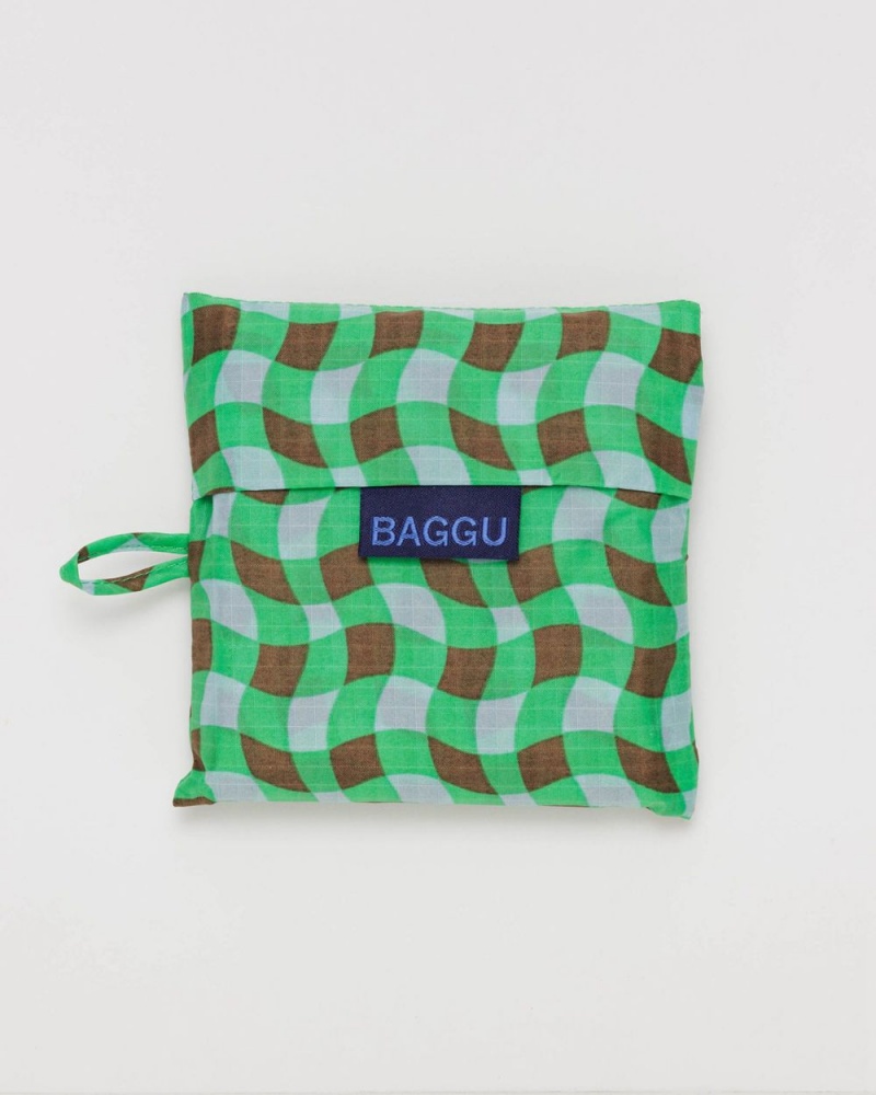 Baggu Standard Reusable Bags Green | 9451-HBCEJ