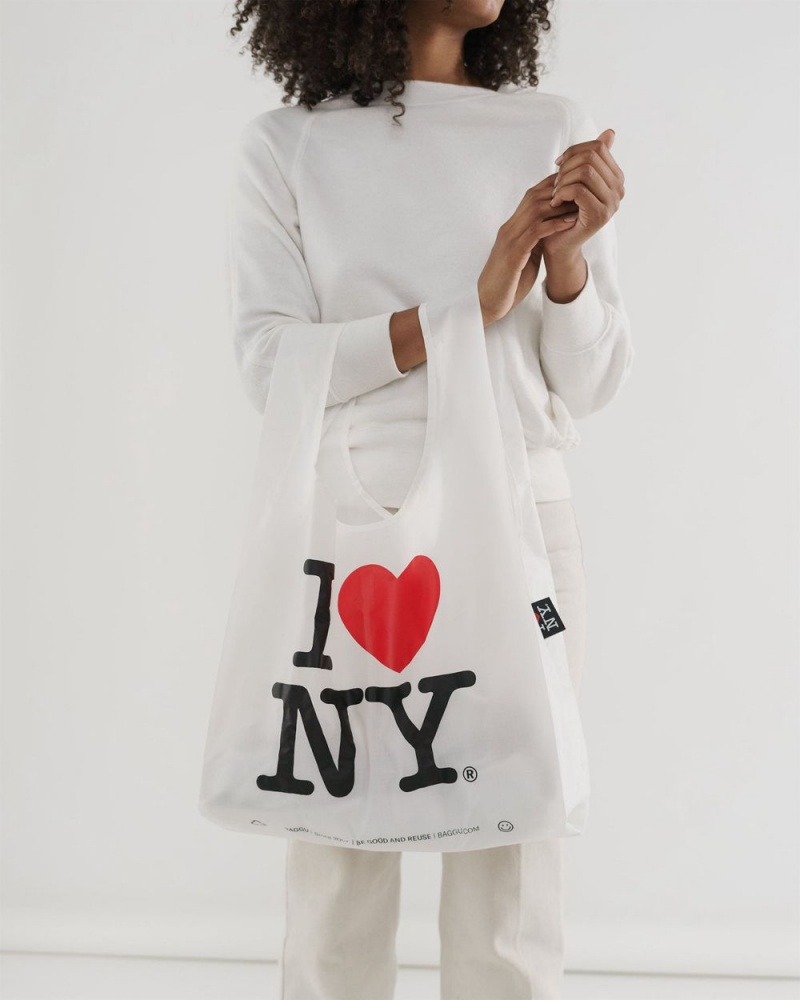 Baggu Standard Reusable Bags White | 8709-HJDKB