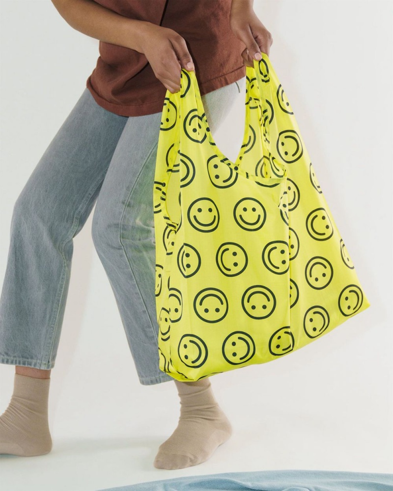 Baggu Standard Reusable Bags Yellow | 2954-PVTSO