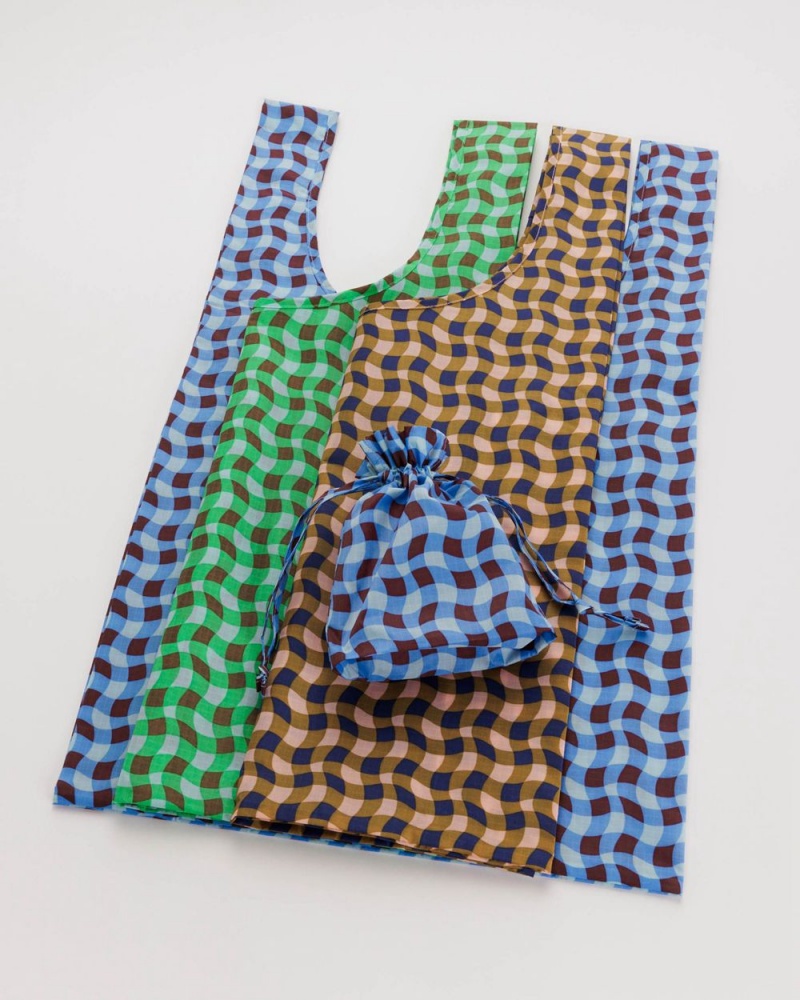 Baggu Standard Set of 3 Reusable Bags Multicolor | 1932-ZTIWK