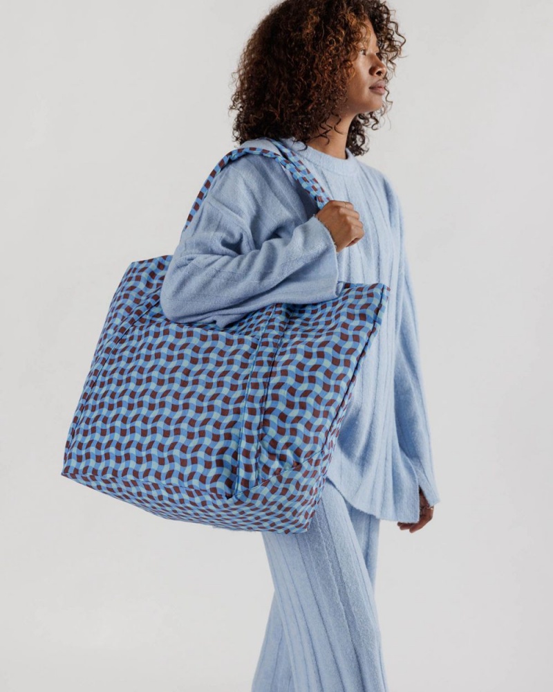 Baggu Travel Cloud Tote Bags Blue | 5604-YPEZX