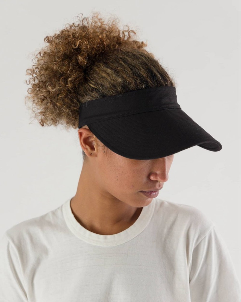 Baggu Visor Hats Black | 8210-NUMGQ