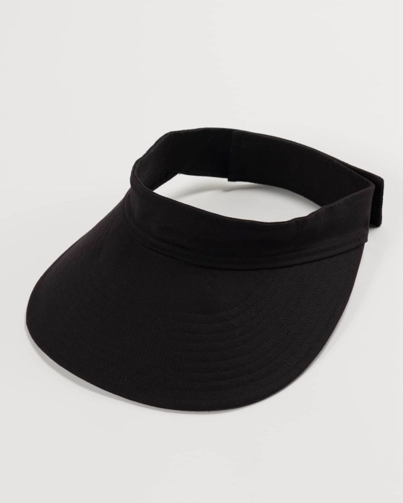 Baggu Visor Hats Black | 8210-NUMGQ