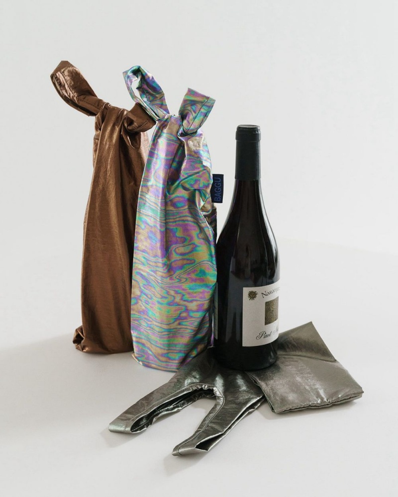 Baggu Wine Set of 3 Reusable Bags Multicolor | 9673-GWZOB