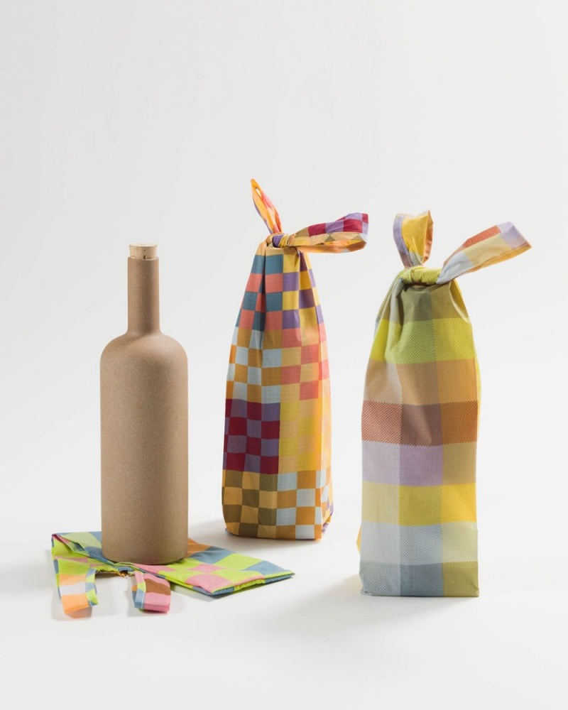 Baggu Wine Set of 3 Reusable Bags Multicolor | 3851-TSUEW