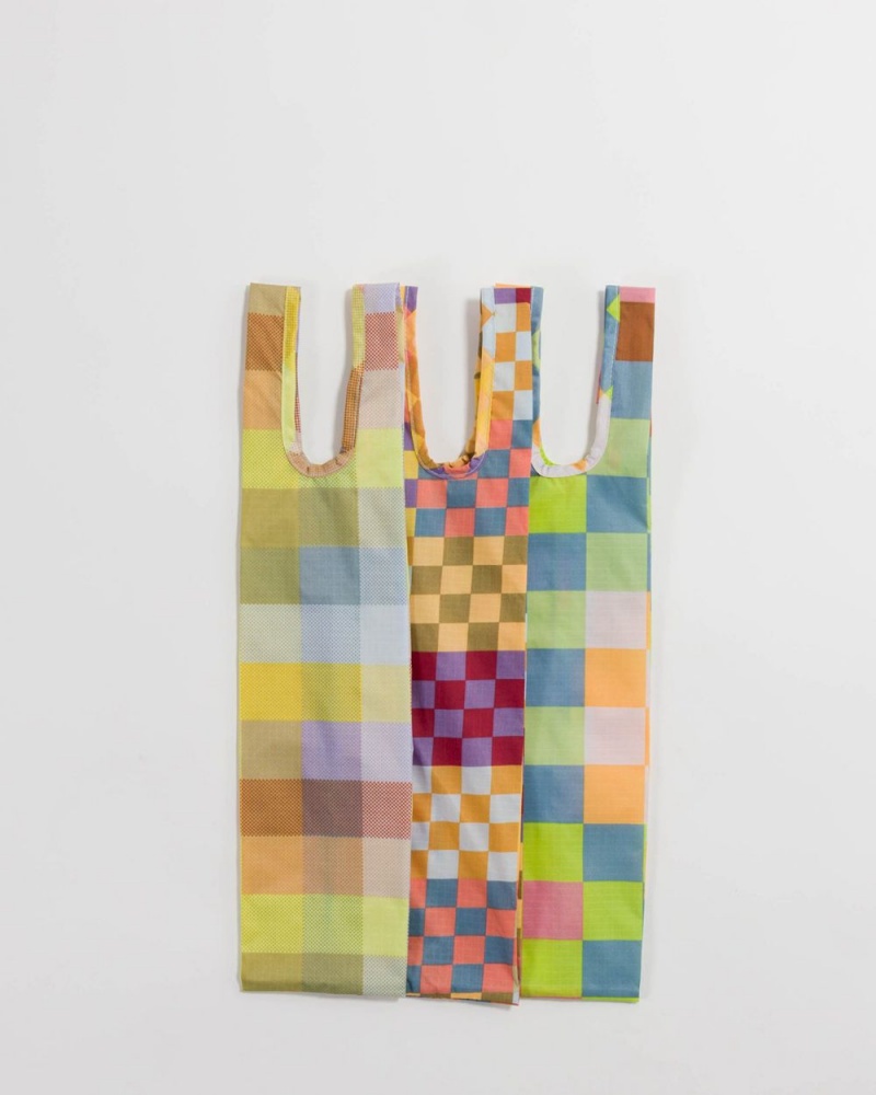 Baggu Wine Set of 3 Reusable Bags Multicolor | 3851-TSUEW