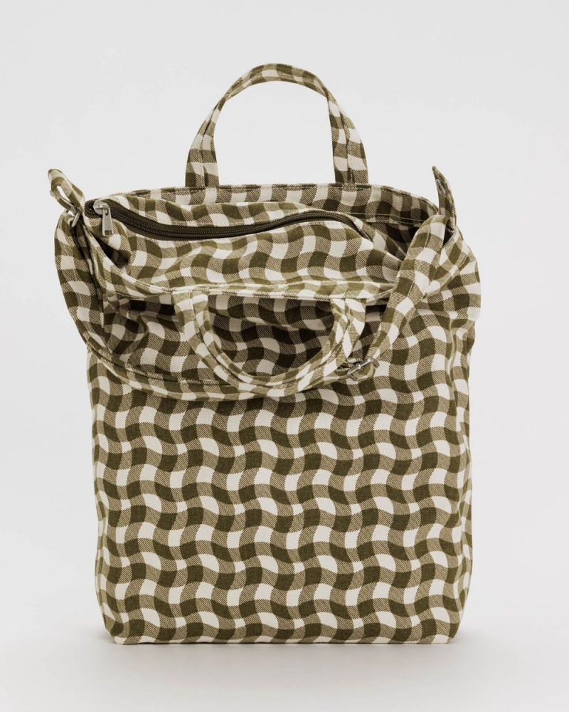 Baggu Zip Duck Tote Bags Brown | 2410-MATLP