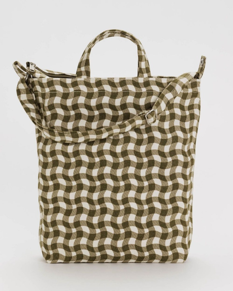 Baggu Zip Duck Tote Bags Brown | 2410-MATLP