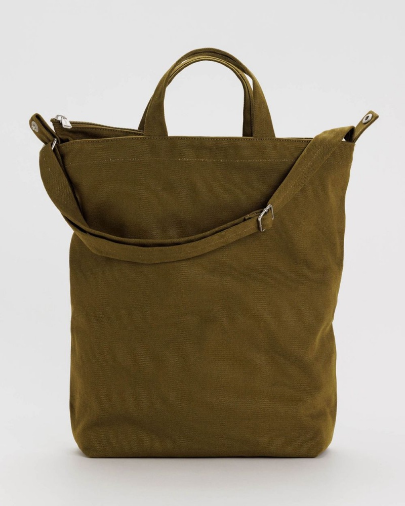 Baggu Zip Duck Tote Bags Olive | 2486-NHKVQ